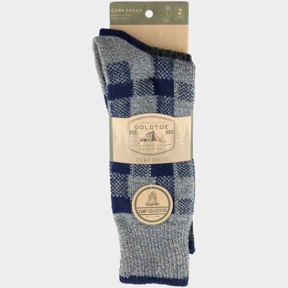 Buffalo Check Camp Socks 2pk | Signature Collection by GOLDTOE | 6-12.5 - Picture 10 of 10